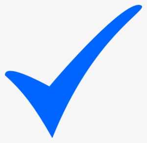 Check Or Tick - Blue Tick Png