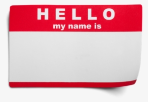 Blank Name Tag Png Transparent Library - Blank Name Tag Png