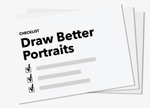 Portrait Drawing Checklist - Sainsburys Sign