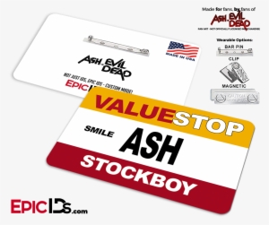 Valuestop 'ash Vs Evil Dead' Cosplay Replica Name Badge - Ash Vs Evil Dead