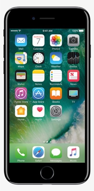 Apple Iphone - Pink Sand Apple Case On Black Iphone 7