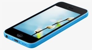 Iphone 5c Blue Summer Wall Splash - Iphone 5c Perspective