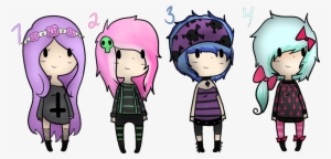 Pastel Goth Adoptables By Maiskittlez-d61qc3n - Goth Subculture