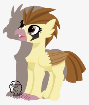 Spokenmind93, Female, Filly, Hippogriff, Lineless, - Cartoon