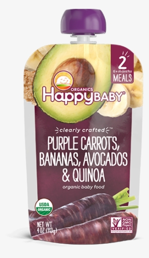 Happy Baby Clearly Crafted, Stage 2 Meals, Organic