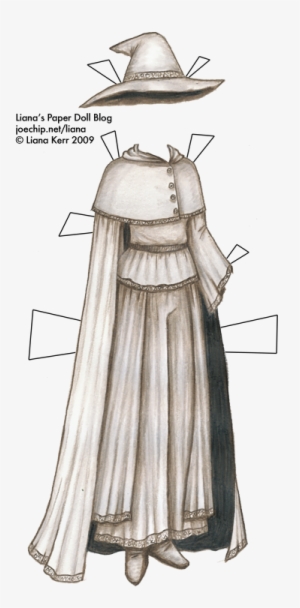 Click For Larger Version - Wizard Costume Drawing