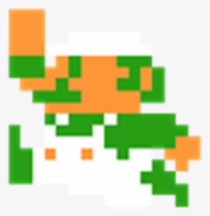 8 bit luigi jumping