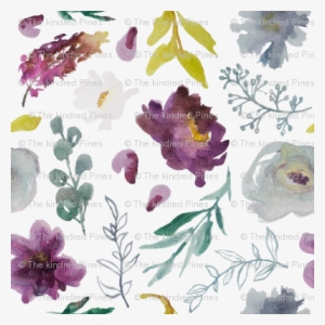 Purple Flowers - Art