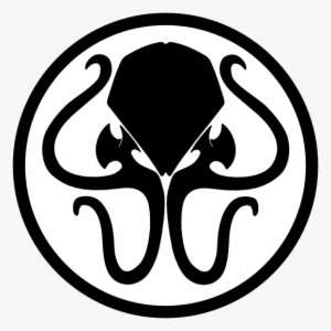 Head, Face And Main Tendrils - Cthulhu Logo Transparent