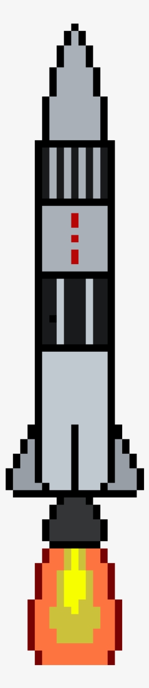 Missile Clipart Pixel - Rocket Pixel Png