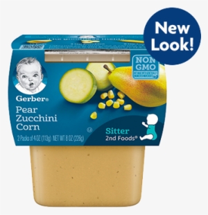 Pear Zucchini Corn - Rice Cereal Baby Food