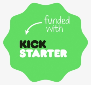 Funded With Kickstarter Badge - Funded With Kickstarter