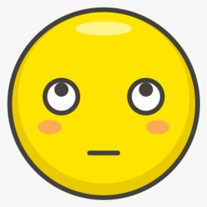Face With Rolling Eyes Emoji - Zak Designs 6187-0011 Plateau Gallery 32,5 X 26 Cm
