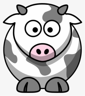 How To Set Use Gray Cow Icon Png - Cartoon Cow