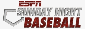 Thank You - Espn Sunday Night Baseball Logo