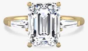 Malory Emerald Cut Engagement Ring - Engagement Ring
