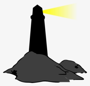 Small - Lighthouse Silhouette Png