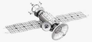 Satellites Black And White