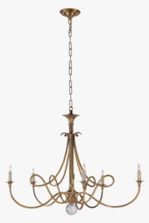 Double Twist Large Chandelier In Hand-rubbed Antique - Visual Comfort Sc5005hab