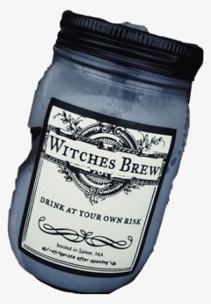 Black Blue Witches Brew Polyvore Moodboard Filler Potion - Wiccan Aesthetic