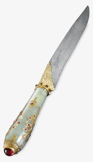Antique Knives, Mughal Weapons, Bejeweled Mughal Dagger - Watch