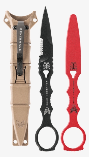 Benchmade Socp Dagger Combo Blade Knife With Trainer