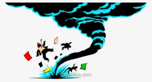 Cartoon Tornado Royalty Free Vector Clip Art Illustration - Cartoon Tornado