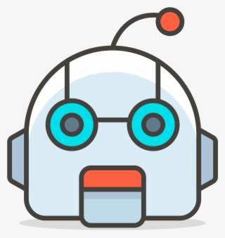 Robot Face Emoji - Robot Face Clip Art