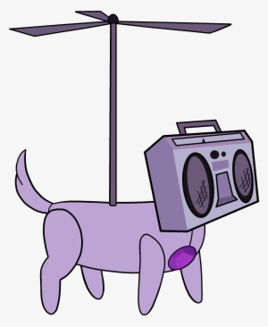 Boombox - Amethyst As Dog Copter