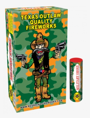7" Military Smoke - Texas Outlaw Fireworks