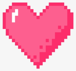 Pixel Art Heart Stickers - Pixel Heart Vector
