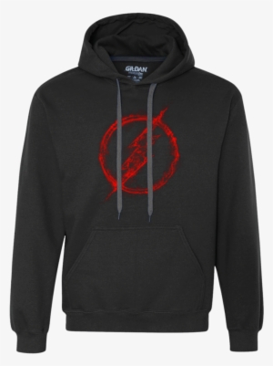 Flash Red Smoke Premium Fleece Hoodie