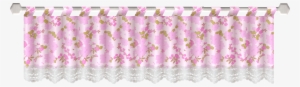Curtain With Flowers - Flowers Curtain Png