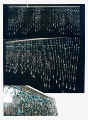 Sapphire- Custom Crystal Beaded Curtain - Shopwildthings Crystal Beaded Curtain
