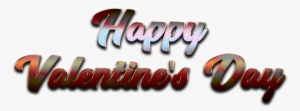 Happy Valentines Day Word Png Clipart - Graphic Design