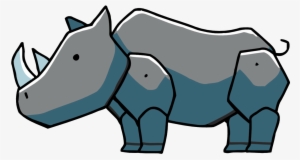 Ww/76, Rhino - Scribblenauts Animals Png