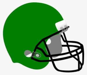 Football Helmet - Green Football Helmet Clipart