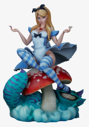 J Scott Campbells Fairytale Fantasies Alice In Wonderland - J Scott Campbell Alice In Wonderland Statue