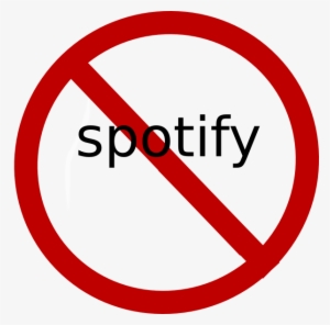 No Spotify Clip Art At Clker - No Set Up Fee