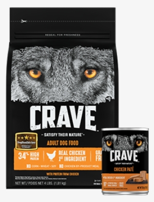 Mix Wet And Dry For A - Crave Dog Food Salmon
