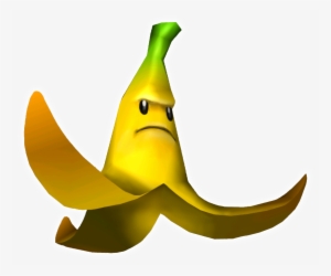 Image Free Stock Bananas Clipart Double - Mario Kart Giant Banana