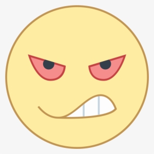 This Is The Icon For Angry - Circle