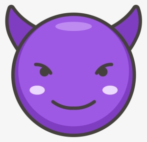 Smiling Face With Horns Emoji - Icon