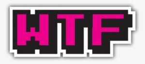 Pixel Wtf - Sticker Wtf