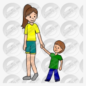 Png Royalty Free Stock Babysitting Clipart Baby Brother - Cartoon