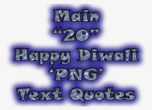 Main 20 Happy Diwali Png Text Quotes - Text