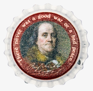 Custom Bottle Cap Magnets Full 120814 023 - Benjamin Franklin (1706\342\200\2231790)