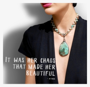 Beautiful Chaos Celebrates Taking Risks And Finding - Necklace