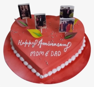 Cakes Pinterest Heart Shaped - Happy Anniversary Heart Cake