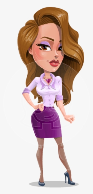 Pearl The Irresistible Business Girl - Modern Girl Vector Png